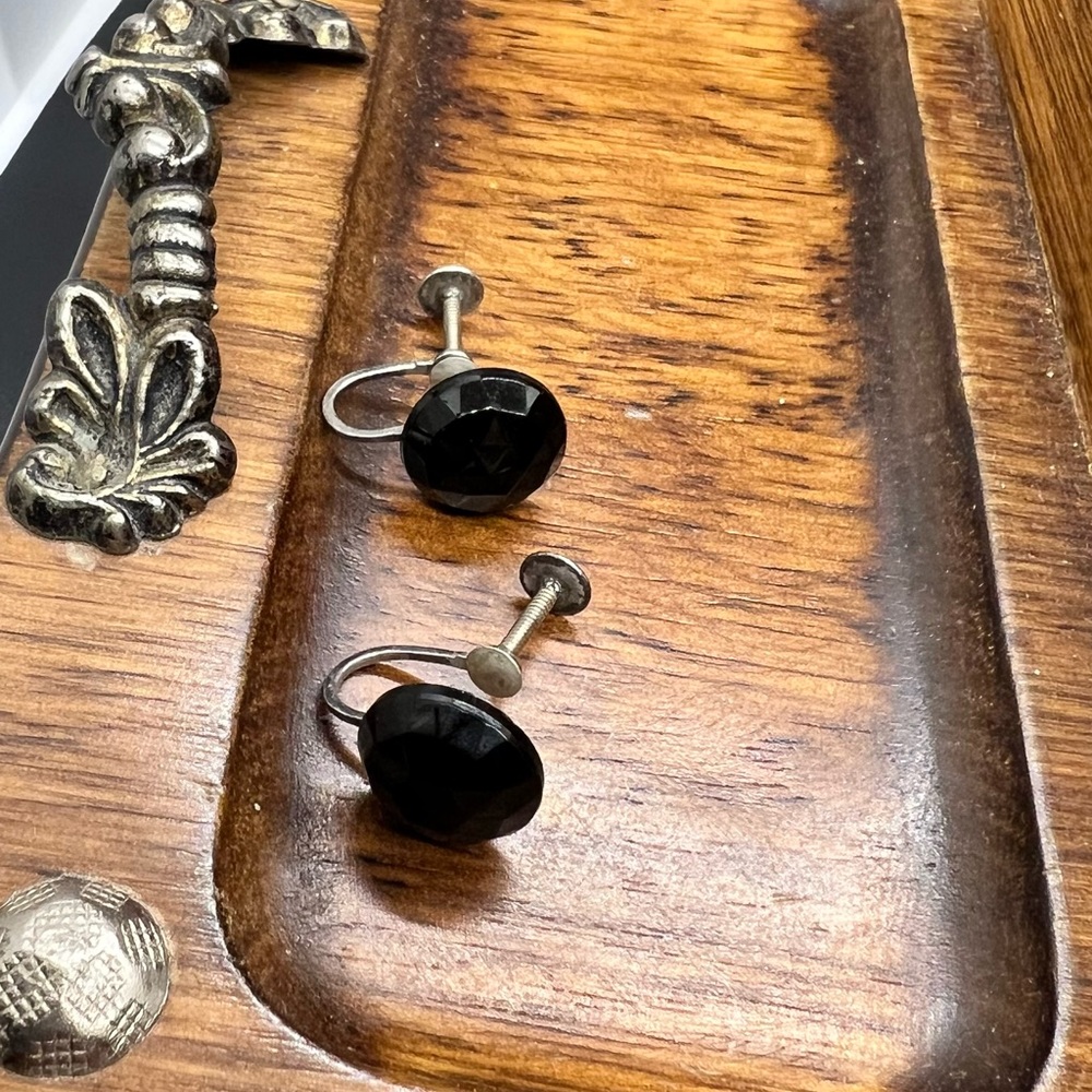 Vintage Silver 925 Screw back earrings! - Picture 8 of 12